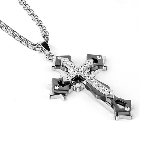 Silver stainless steel black - silver,