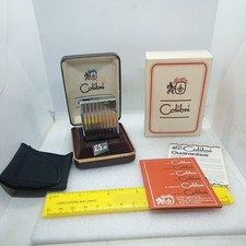Vintage NOS Colibri 489431 Monomatic G.T Gas Lighter Box & Papers Old Fire Maker
