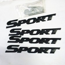 Matte SPORT Black Metal Grille