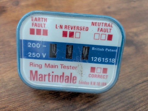 Martindale ring main tester - main,