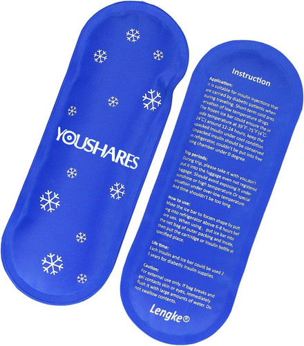 Insulin cooler ice - pack,