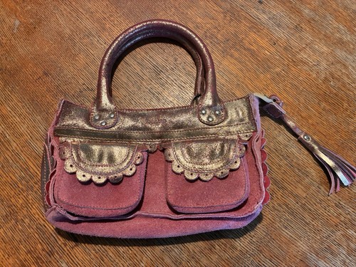 Y2k handbag pink - y2k, suede