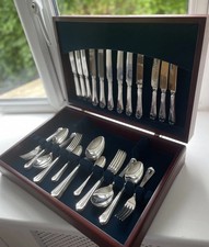 Arthur Price of England - Silver Cutlery Set. 6 Place Settings / 45 piece set