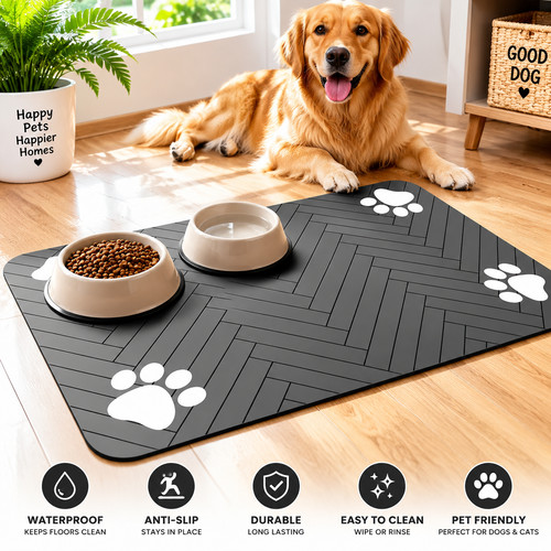 Pet feeding mat absorbent - pet,