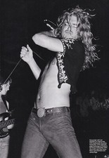 Led Zeppelin's Robert Plant, Honolulu, 1970 - Mini Poster/Magazine Clipping