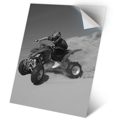 Vinyl sticker bw - x,