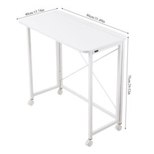 Rolling Folding Computer Desk