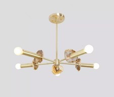 Semi Flush Mount Agate Stone 5