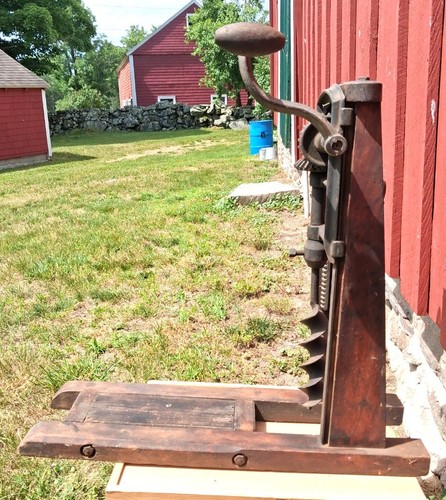 Antique hand crank - hand-crank, beam