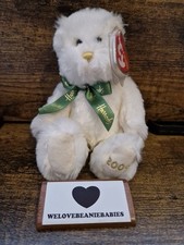 Ty Beanie Babies Nimbus Bear 2009 Exclusive Harrods Edition with Tags Soft Toy