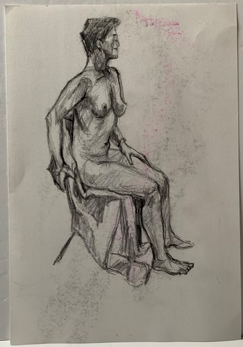 Vintage female nude life - female,