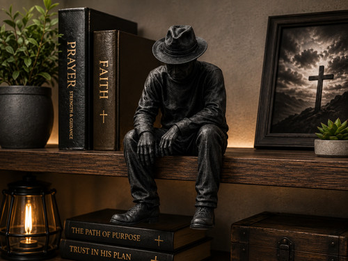 Sad freddy krueger - krueger, shelf