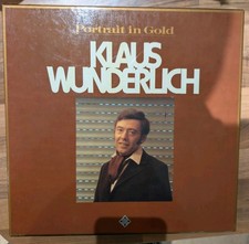 Vinyl Record Portrait in Gold