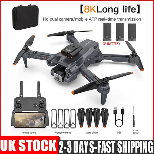 Drones with dual camera fpv - dual, 8k