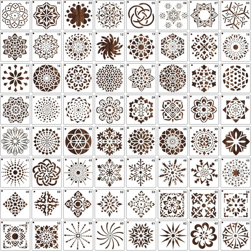 Pieces mandala painting - pieces,
