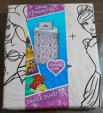 Disney Princess Single Duvet Set