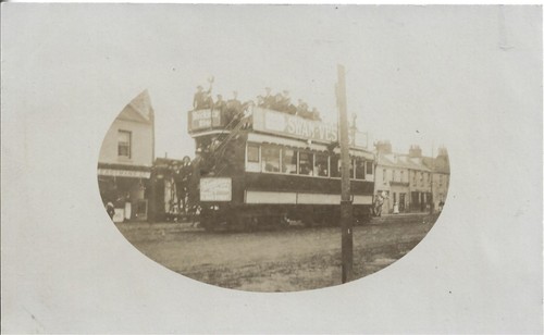 Old postcard a guernsey - b/w,