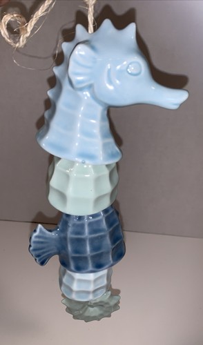 Seahorse wind chime hanging - chime,