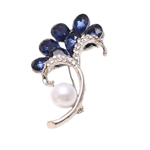 Crystal brooch glass - brooch, beautiful