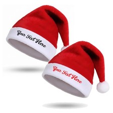 CHRISTMAS SANTA HAT WHOLESALE KIDS ADULT HAT FELT XMAS FANCY DRESS PARTY HATS