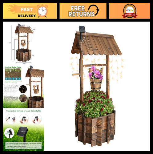 Rustic wooden wishing - rustic,