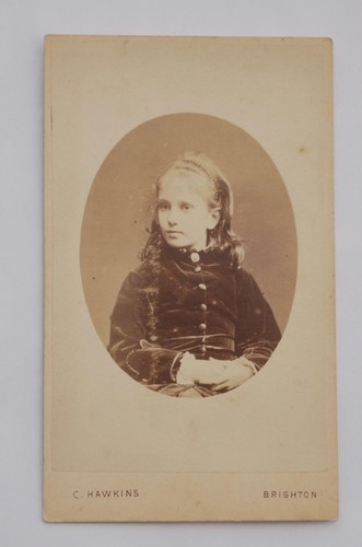 Cdv victorian girl a - victorian,