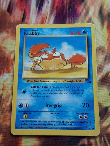 Krabby base set - 51/62, |