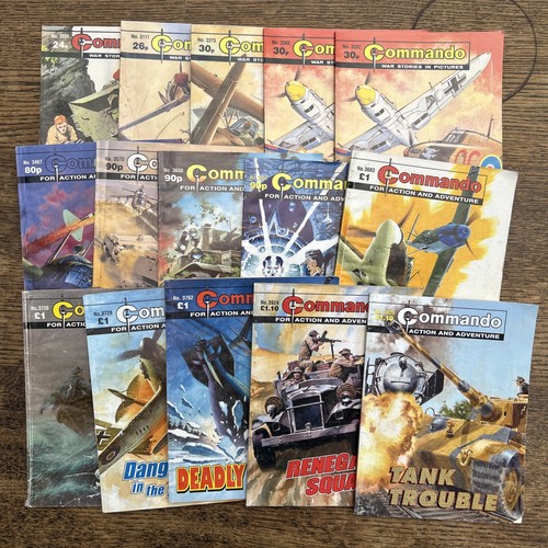 Job lot old commando - commando, comics