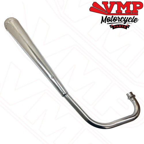 New exhaust muffler - chrome, for