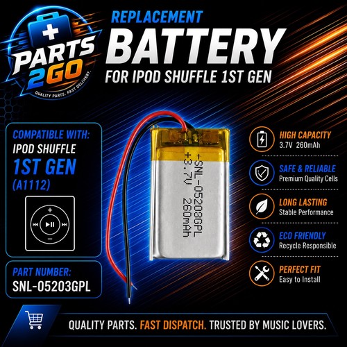 Battery for apple ipod - for,
