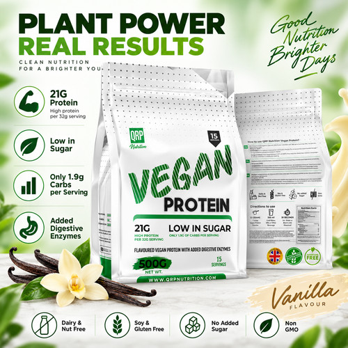 Qrp nutrition vegan protein - vegan,