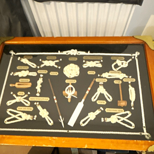Framed nautical knots - nautical,