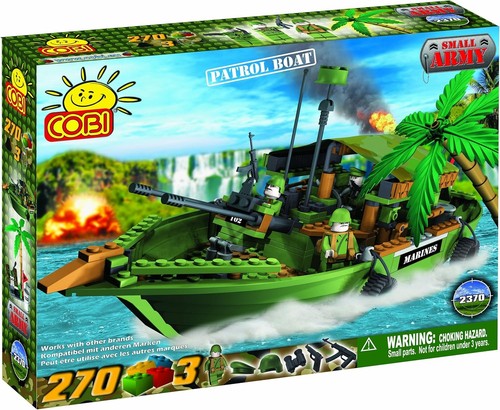 Cobi small army patrol boat - army,,