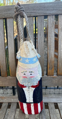 Hand painted lobster - lobster, buoy