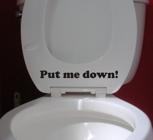 Put down waterproof toilet - me,