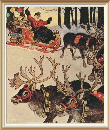 1975 george morrow santa - santa, claus