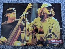 Pearl Jam- Eddie Vedder  Bundle of 3 Classic Kerrang Posters - Vintage & Rare!