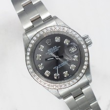 Rolex Datejust Ladies in Steel & White Gold with Diamond Dial, Bezel with Paper
