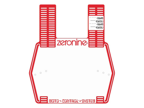 Zeronine bmx number plate old - zeronine,