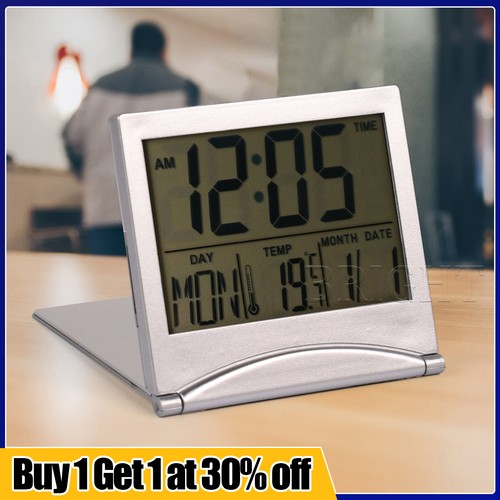 Folding lcd digital alarm - folding,