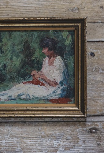 Antique french painting - antique,