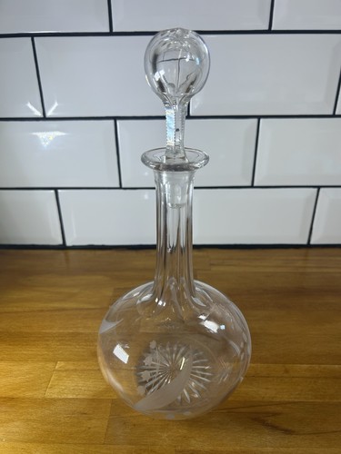 Vintage floral cut etched - floral,