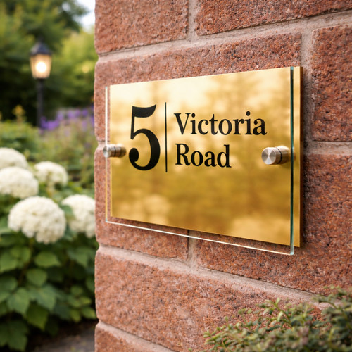 House number plaques - house,