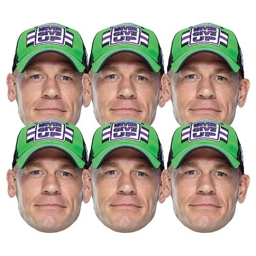Wwe john cena cardboard face - cardboard,