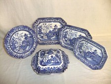 Burleigh ware willow - -,