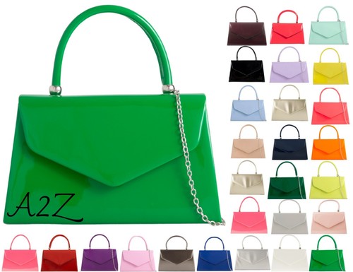 New women patent clutch bag - new,