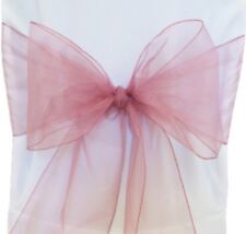 50x Dusty pink Organza Chair