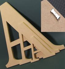 Georgia Alphabet Letters Numbers Paintable Handmade Wood Signs 10-50 cm high