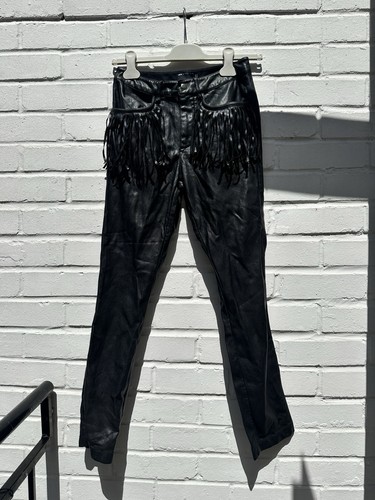 Genuine asos design black faux - design,