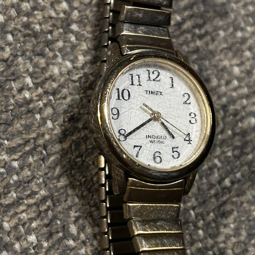 Timex indiglo gold tone - timex,